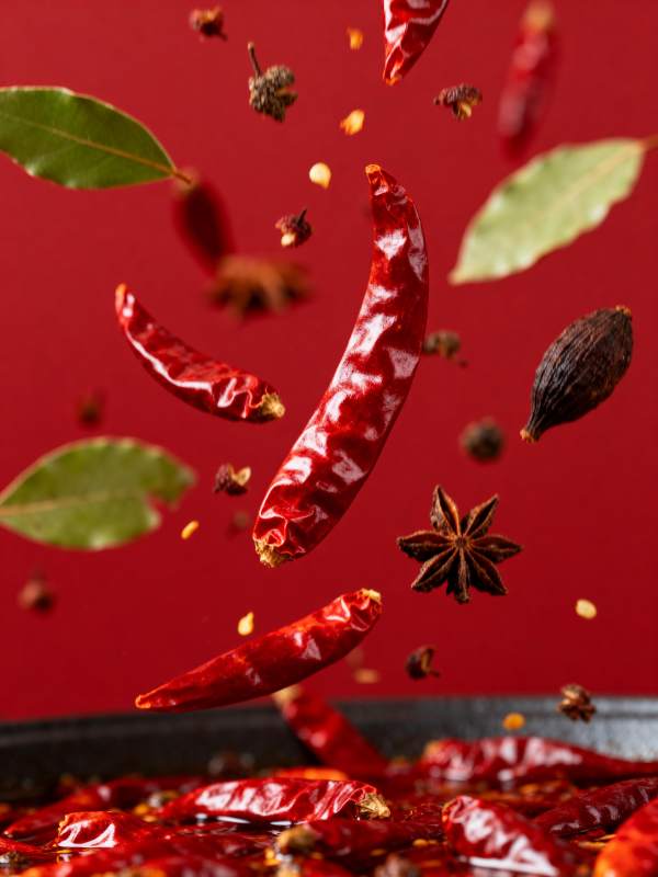 香料飞舞 红艳诱人图片