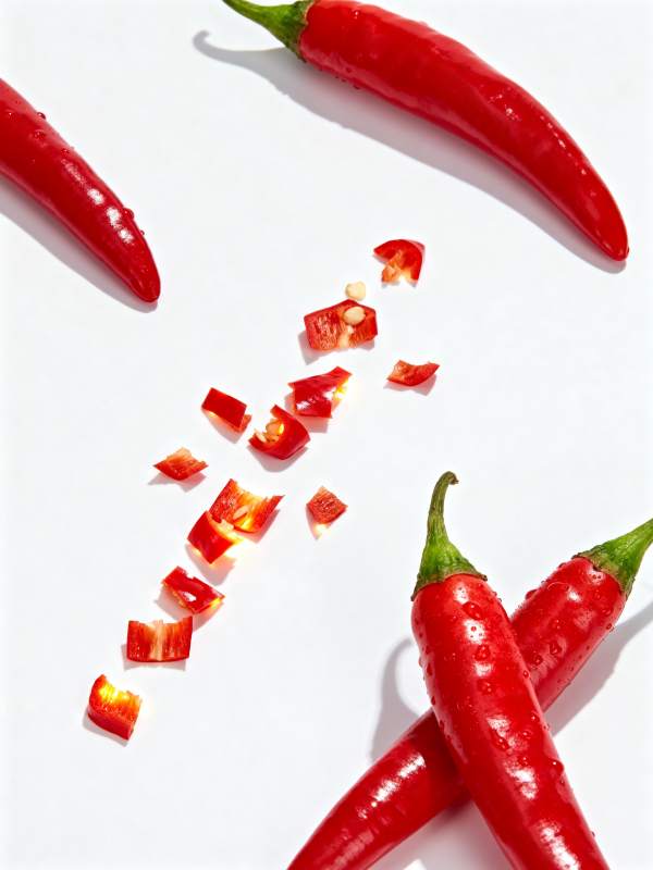 红椒切片艺术图片