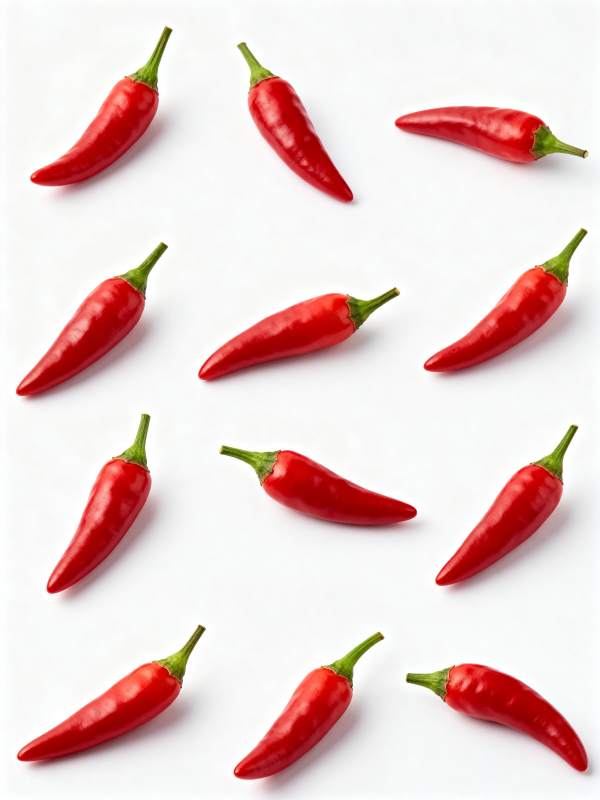 红辣椒排列图图片