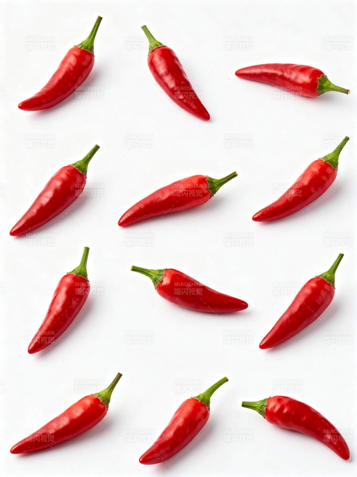 红辣椒排列图图片