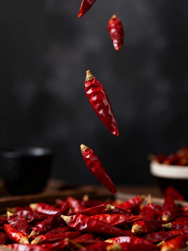 红椒飞舞图片