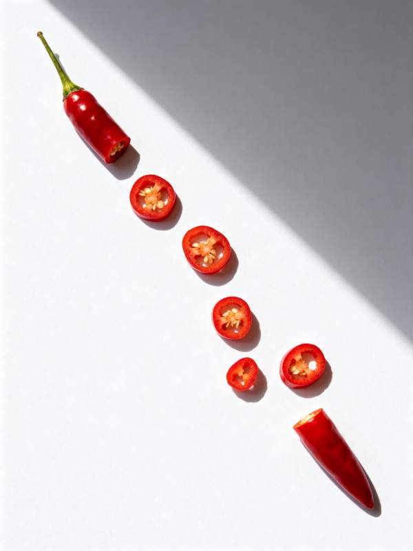辣椒切片艺术图片