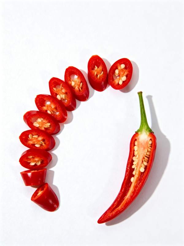 辣椒切片艺术图片