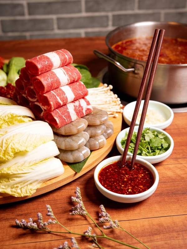 火锅食材拼盘图片