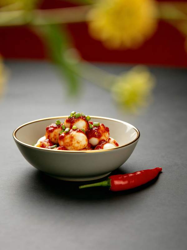 辣味鹌鹑蛋图片