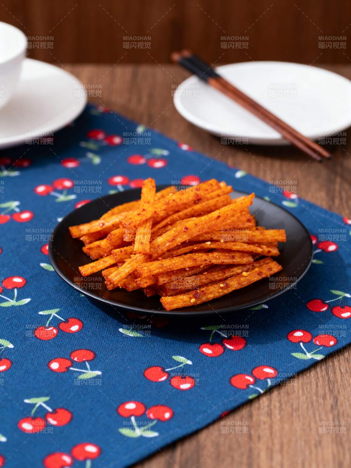 辣味薯条小食图片