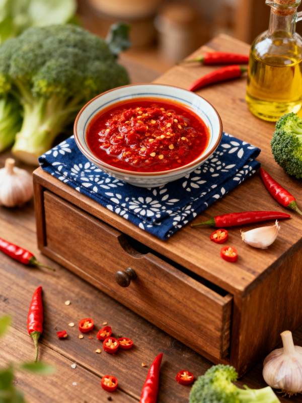 辣酱配菜 美味十足图片