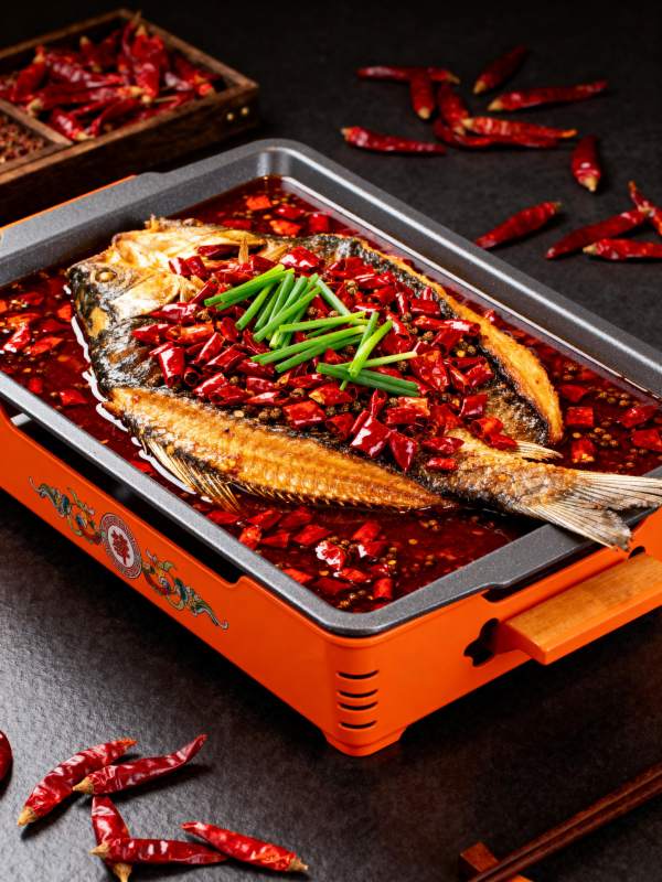 麻辣烤鱼 香辣诱人图片