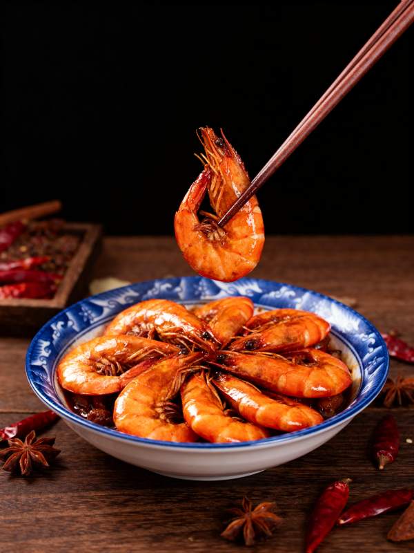 麻辣虾仁 香辣诱人图片