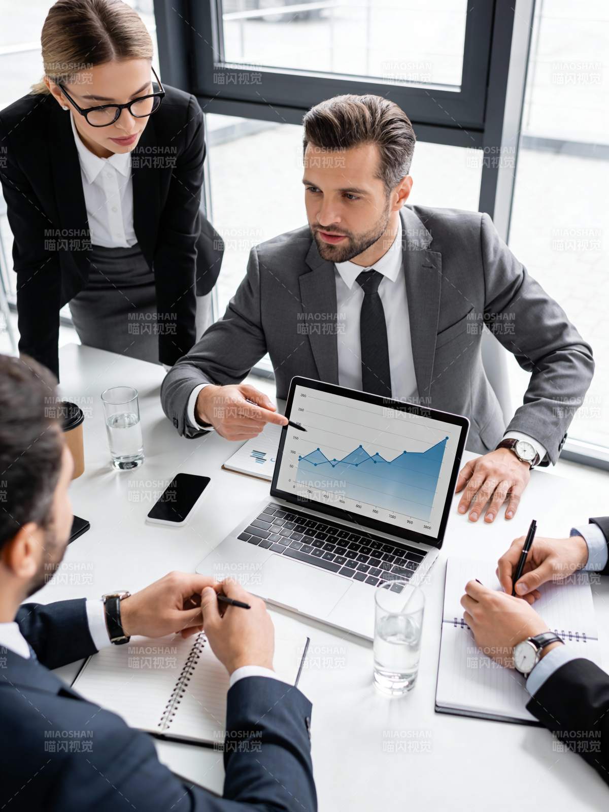 商务会议分析图表图片