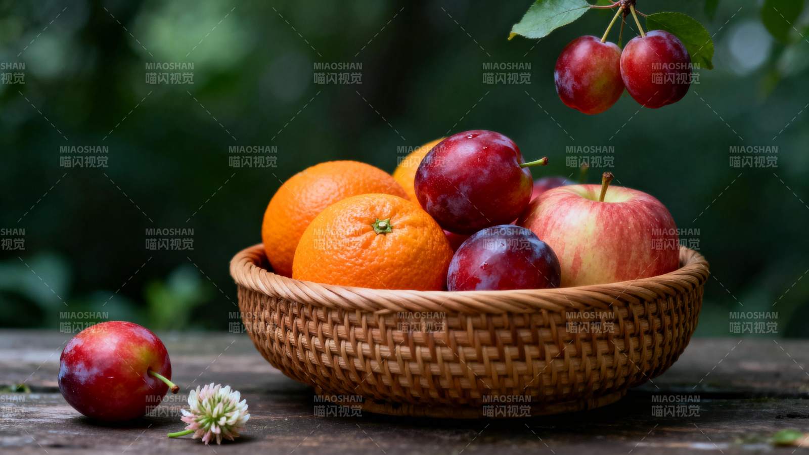 果篮静物图图片