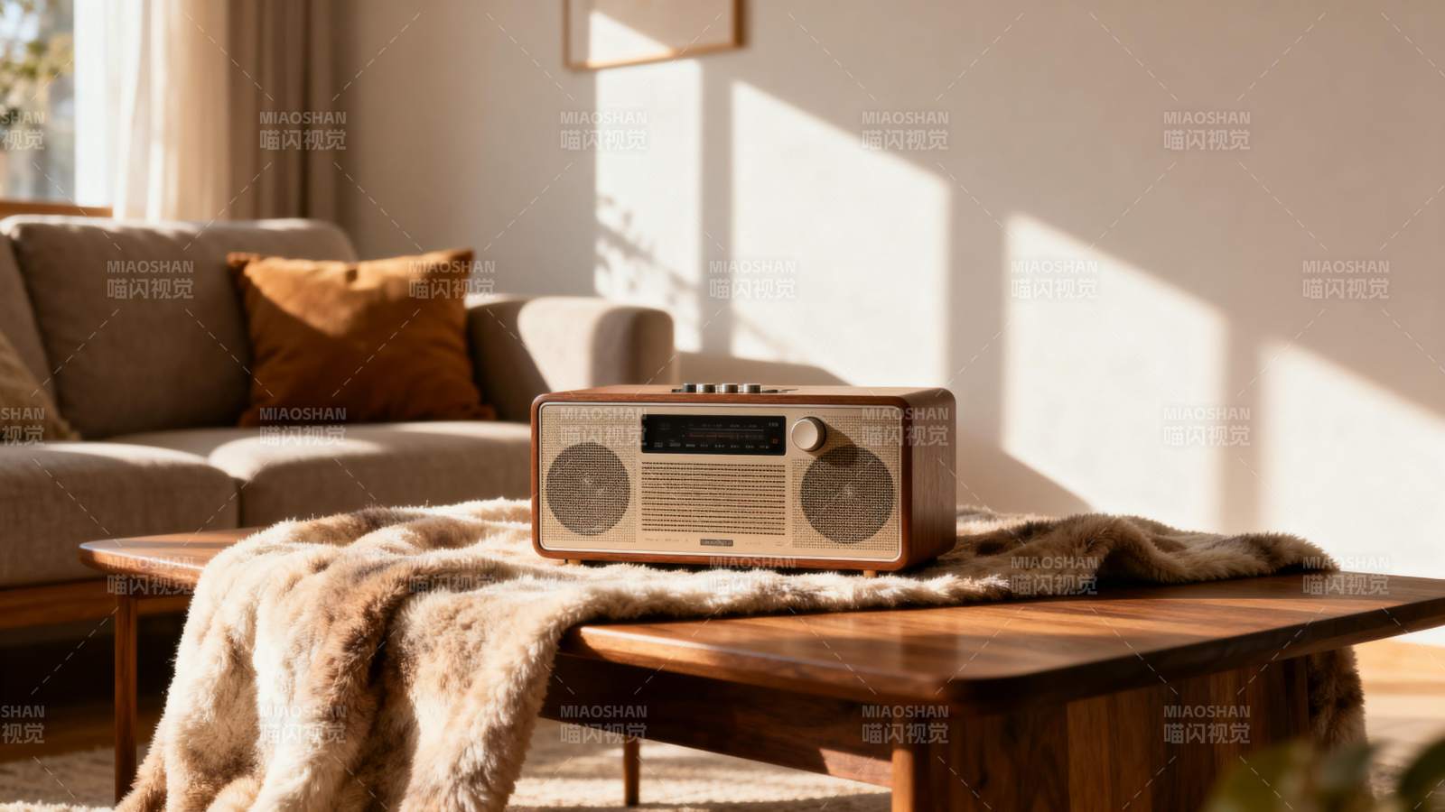 复古收音机静享时光图片