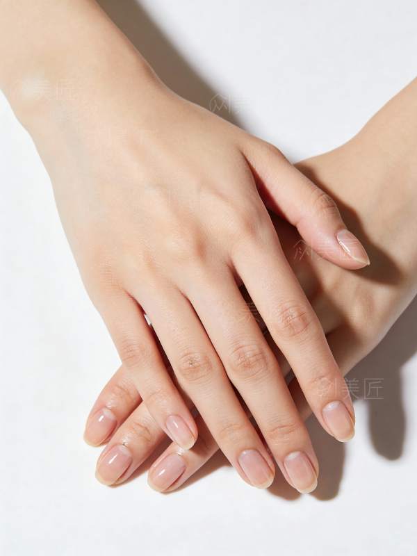 柔美双手 自然美甲图片