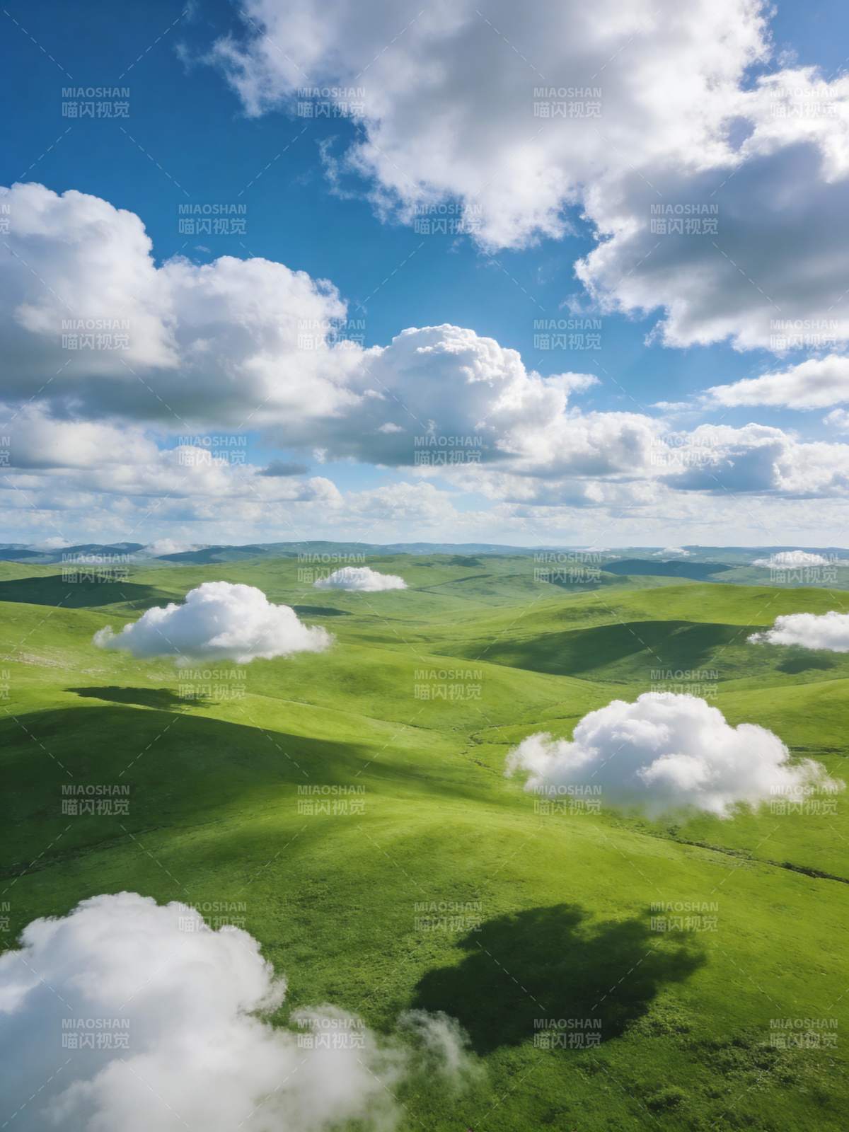绿野云影图片