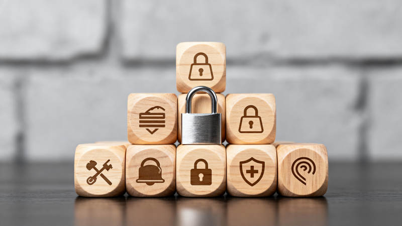 安全防护图标堆叠图片